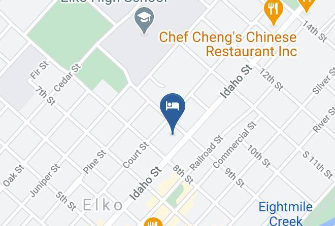 Elko - Econo Lodge Elko Downtown Area Maps