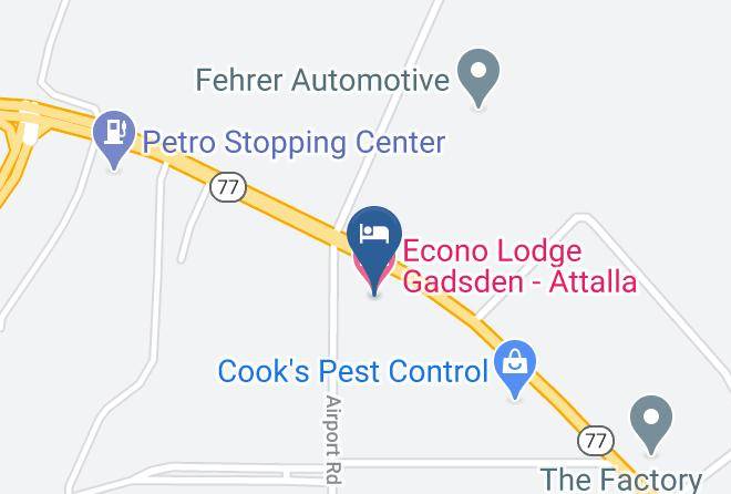 Etowah - Econo Lodge Gadsden Attalla Maps