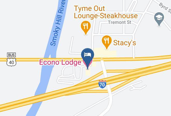 Geary - Econo Lodge Fort Riley Maps