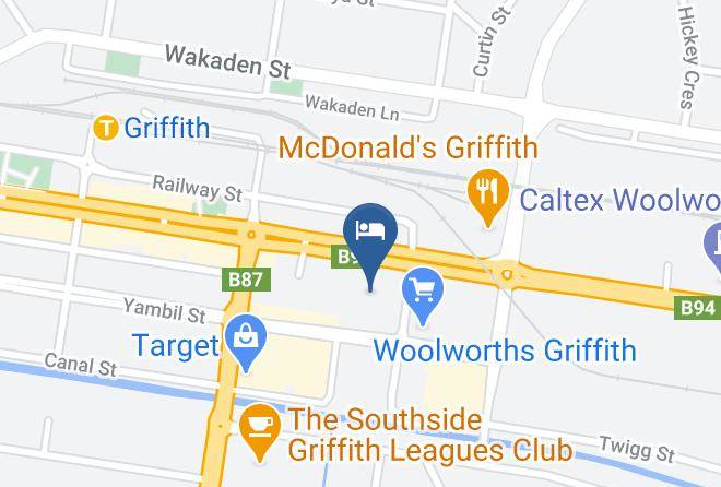 Griffith - Econo Lodge Griffith Motor Inn Maps