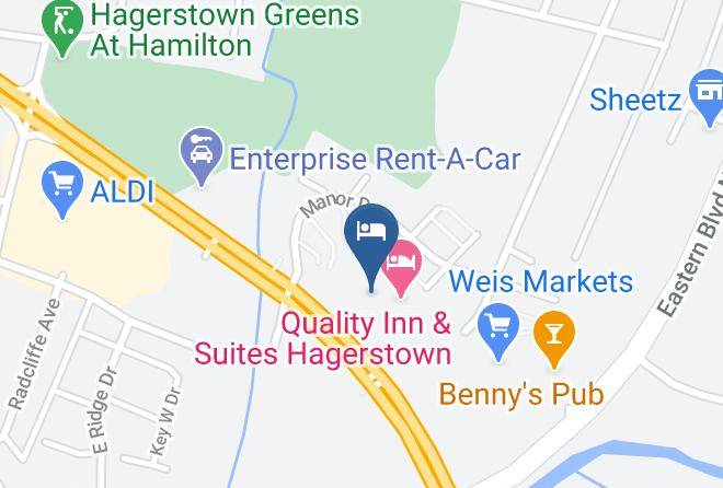 Washington - Econo Lodge Hagerstown I 81 Maps