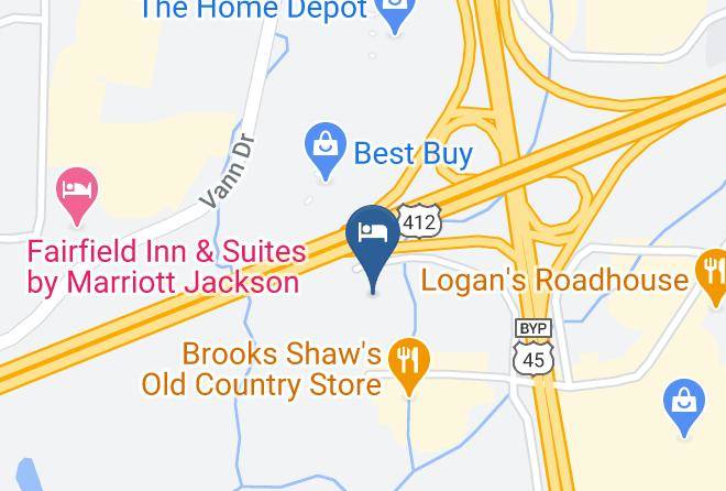 Madison - Comfort Suites Jackson I 40 Maps