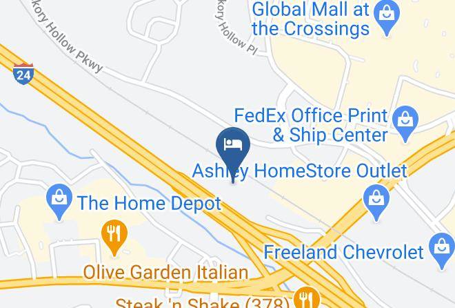 Davidson - Comfort Inn & Suites Antioch Maps