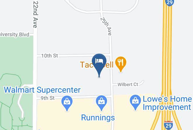 Brookings - Comfort Suites University Maps