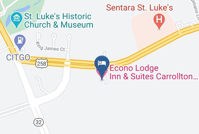 Isle Of Wight - Econo Lodge Inn & Suites Carrollton Smithfield Maps