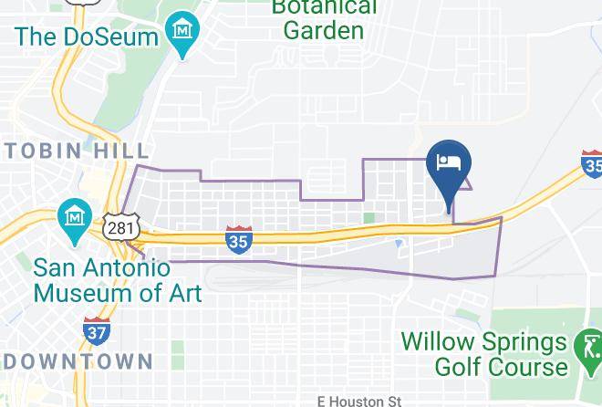 Bexar - Econo Lodge Inn & Suites Downtown Northeast Maps