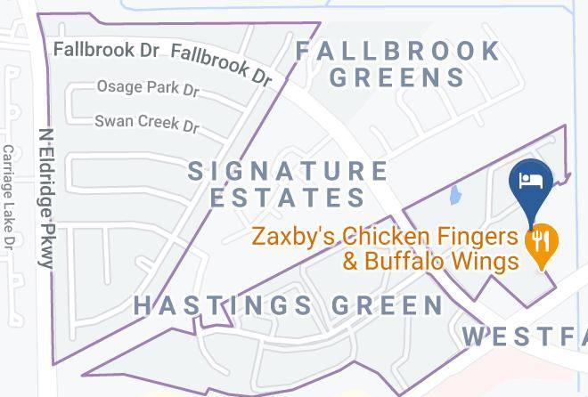 Harris - Econo Lodge Inn & Suites Houston Nw Cy Fair Maps