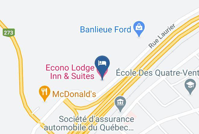 Lotbiniere Regional County Municipality - Econo Lodge Inn & Suites St Apollinaire Maps