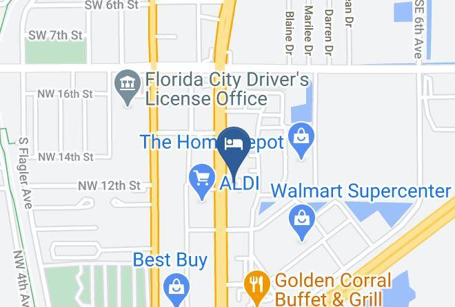 Miami Dade - Econo Lodge Inn & Suites Florida City Maps