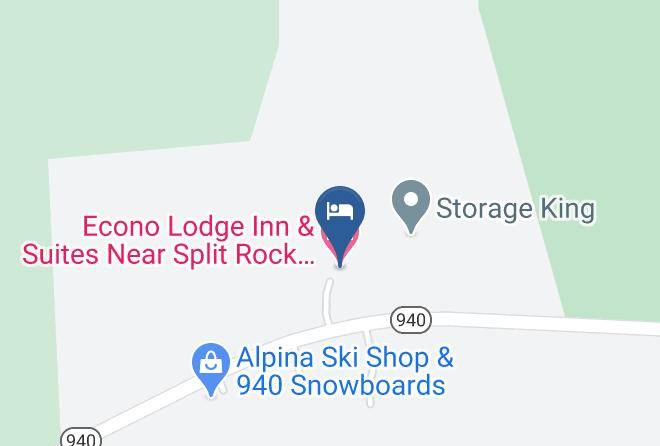 Econo Lodge Inn & Suites Near Split Rock And Harmony Lake Map