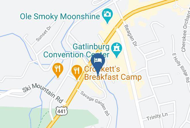Sevier - Quality Inn Creekside Downtown Gatlinburg Maps