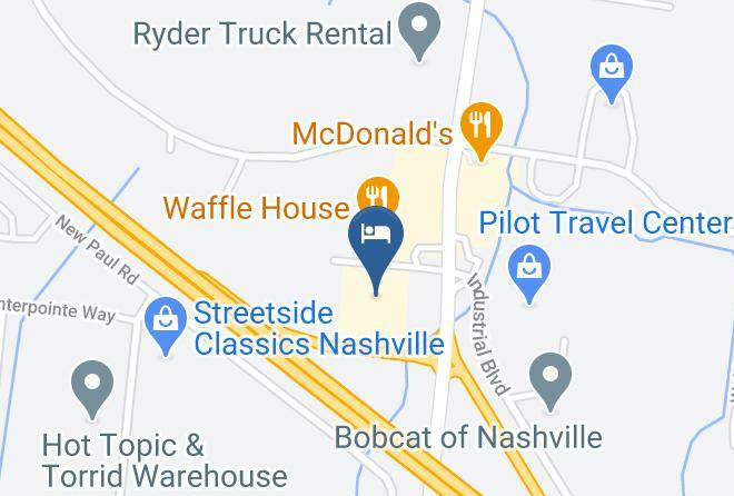 Econo Lodge Inn & Suites Southeast Map