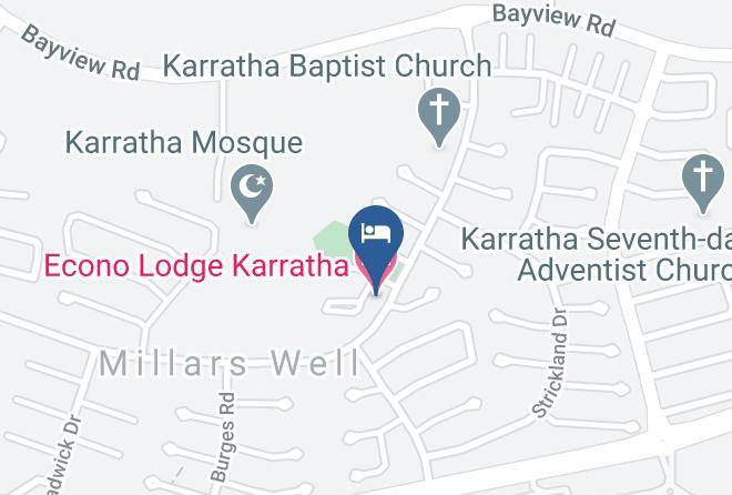 Karratha - Econo Lodge Karratha Maps
