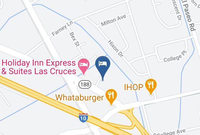 Dona Ana - Econo Lodge Las Cruces University Area Maps
