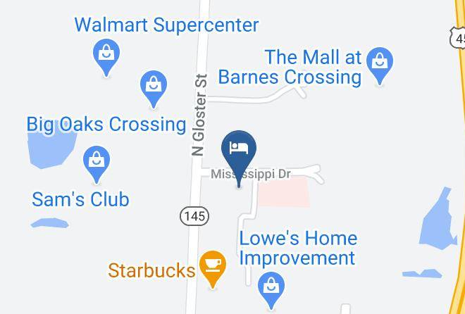 Lee - Econo Lodge Tupelo Maps