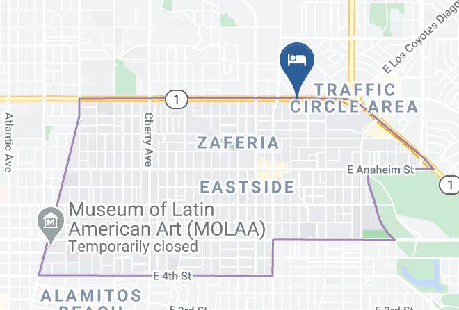 Econo Lodge Long Beach I 405 Map