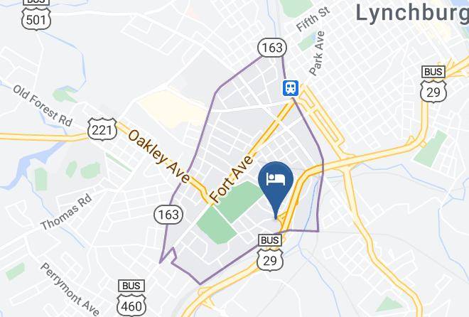 Econo Lodge Lynchburg South Map