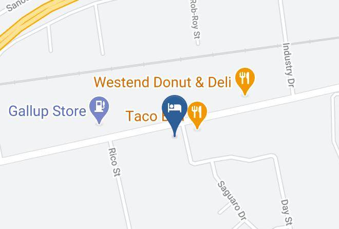 Econo Lodge Gallup Map