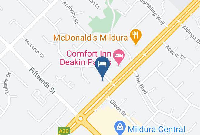 Mildura - Econo Lodge Mildura Maps