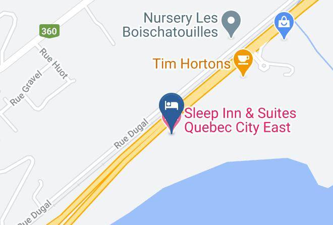 La Cote De Beaupre Regional County Municipality - Sleep Inn & Suites Quebec City East Maps