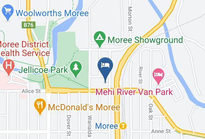 Moree Plains - Econo Lodge Moree Spa Motor Inn Maps