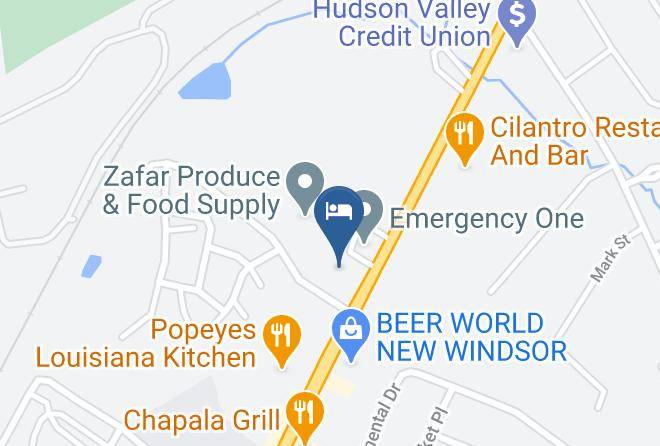 Orange - Econo Lodge Near Stewart International Airport Maps