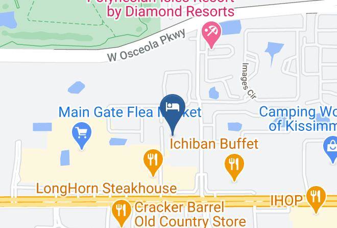 Osceola - Econo Lodge Kissimmee Maps