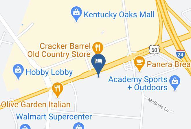 Mccracken - Econo Lodge Paducah Ky Maps