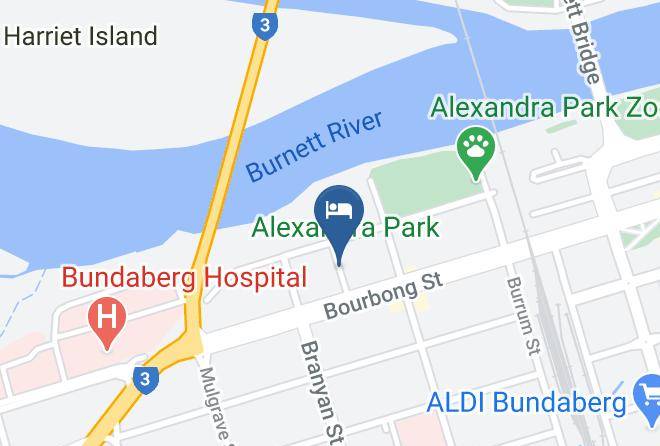 Bundaberg - Econo Lodge Park Lane Maps