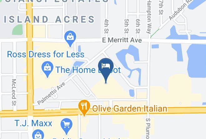 Brevard - Econo Lodge Port Canaveral Area Maps