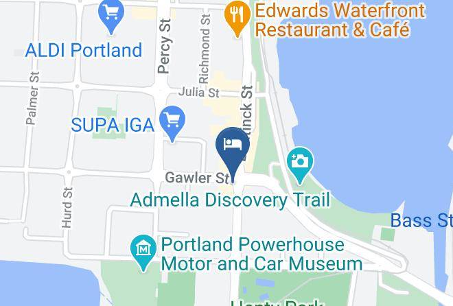 Glenelg - Econo Lodge Portland Maps