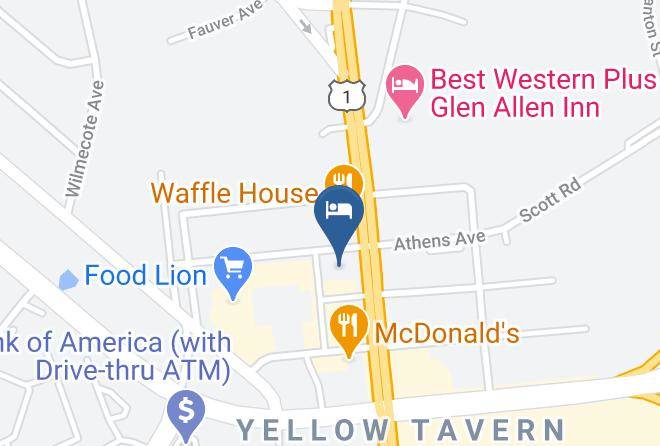 Henrico - Econo Lodge Richmond Maps