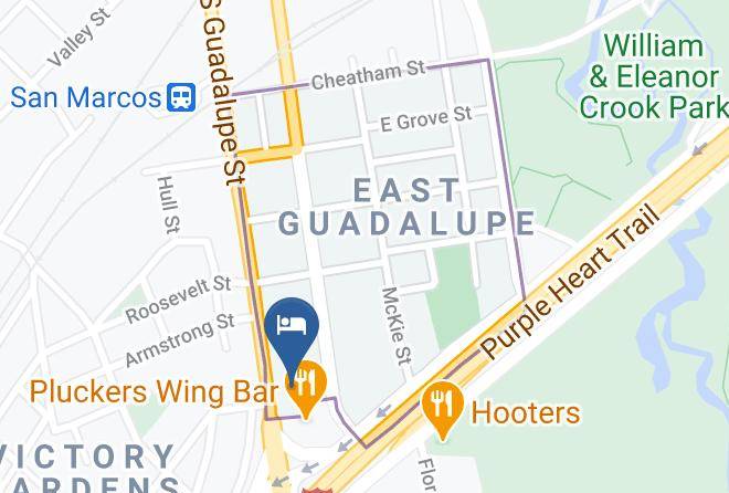 Hays - Econo Lodge San Marcos University Area Maps