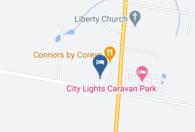Econo Lodge Savannah Park Tamworth Map
