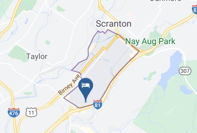 Lackawanna - Econo Lodge Scranton Near Montage Mountain Maps
