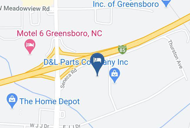 Guilford - Econo Lodge & Suites Greensboro Maps