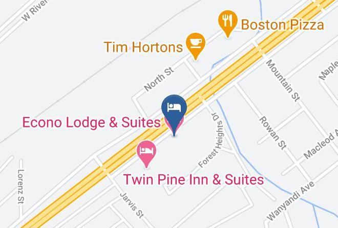 Division 14 - Coast Hinton Hotel Maps