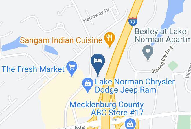 Mecklenburg - Red Roof Inn & Suites Cornelius Lake Norman Maps