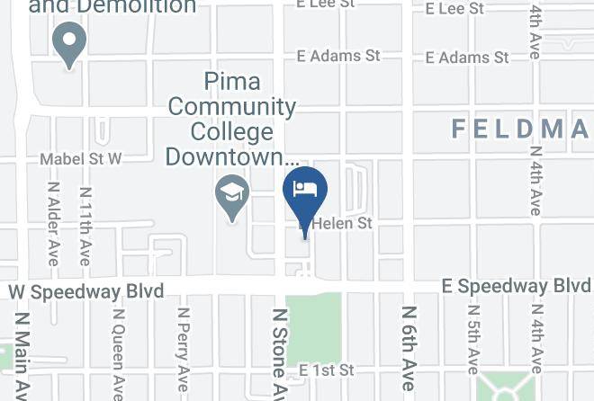 Pima - Econo Lodge University Maps