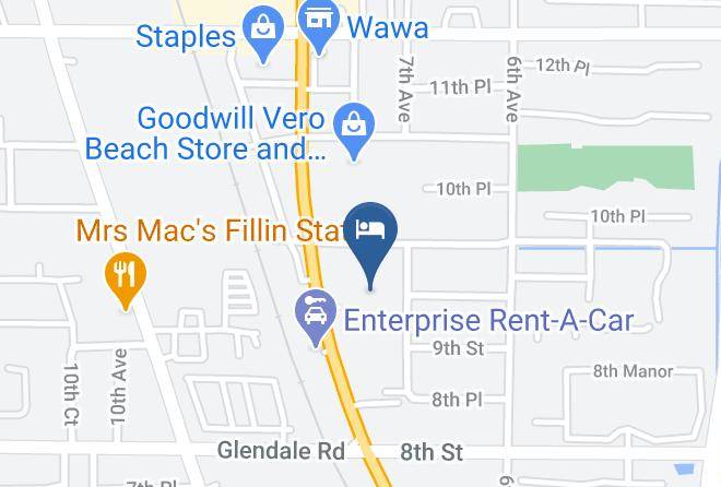 Indian River - Econo Lodge Vero Beach Downtown Maps