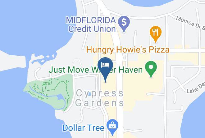 Polk - Econo Lodge Winter Haven Chain Of Lakes Maps
