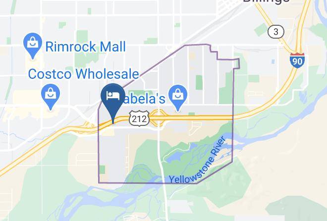 Yellowstone - Econo Lodge Billings Maps