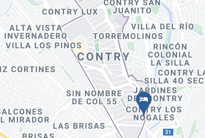 Econo Suites Monterrey Map