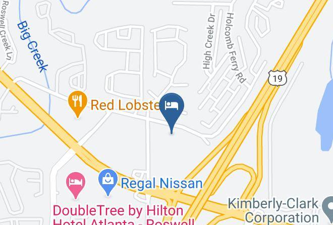 Fulton - Economy Hotel Roswell Maps