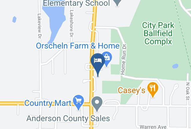 Anderson - Economy Inn Maps