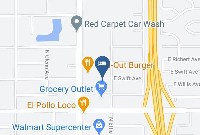 Fresno - Economy Inn Maps
