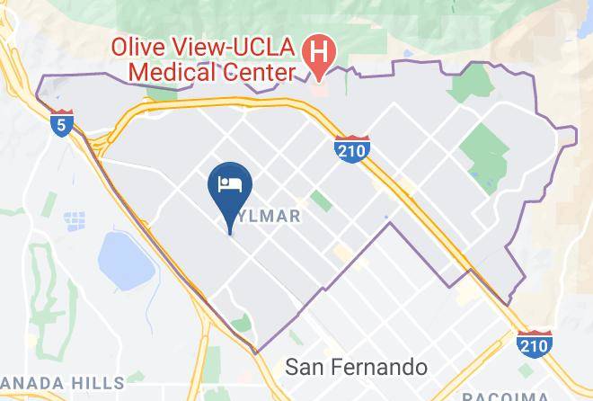 Los Angeles - Economy Inn Motel Maps