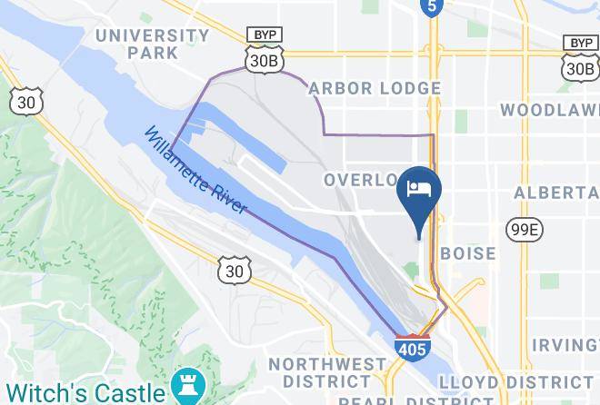 Multnomah - Economy Inn Maps