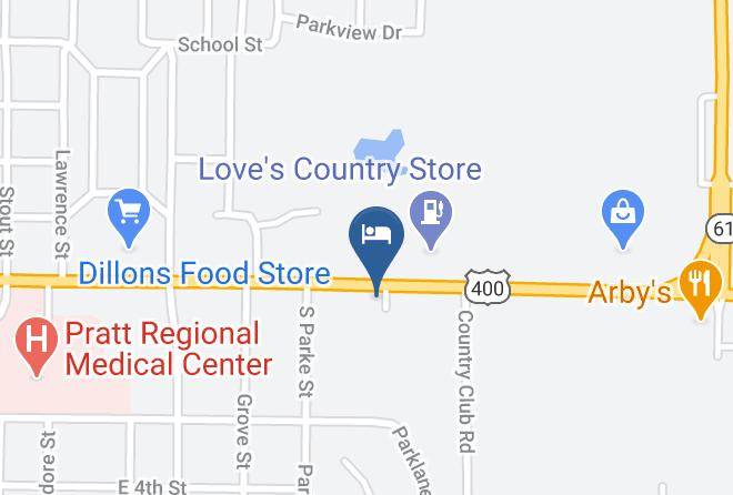 Pratt - Economy Inn Pratt Maps