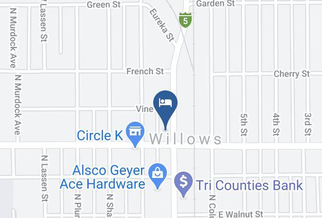 Glenn - Economy Inn Willows Maps